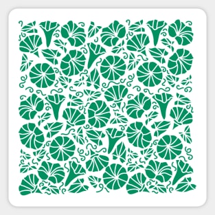 Morning Glory Convolvulus Flowers Sticker